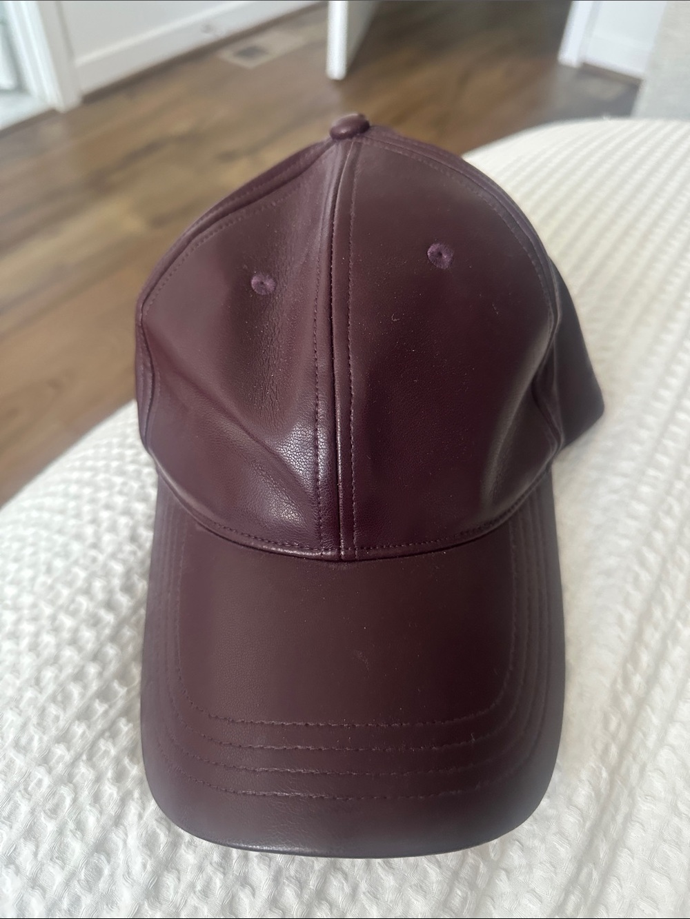 Stand Studio faux leather baseball hat